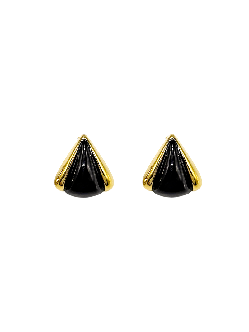 Elora Black Earring