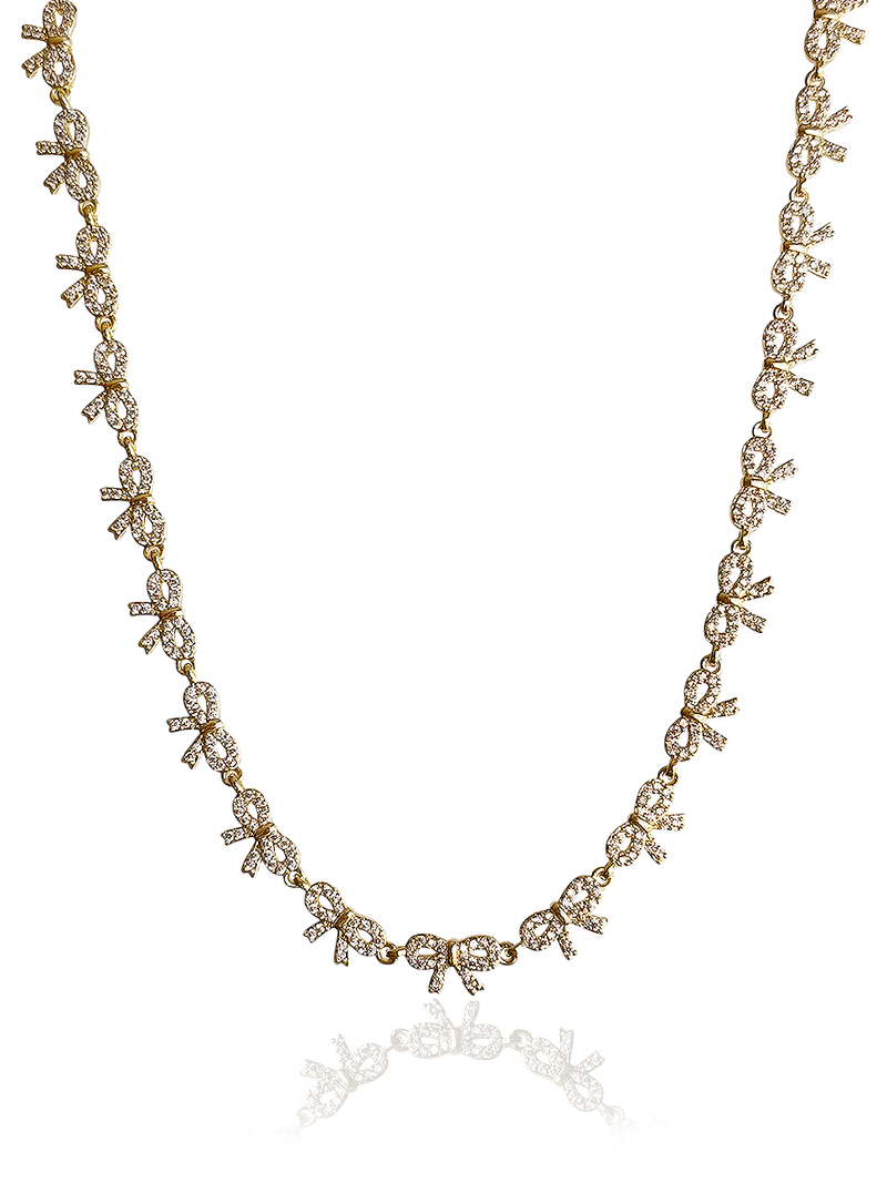 Vanessa Bow Chain Necklace