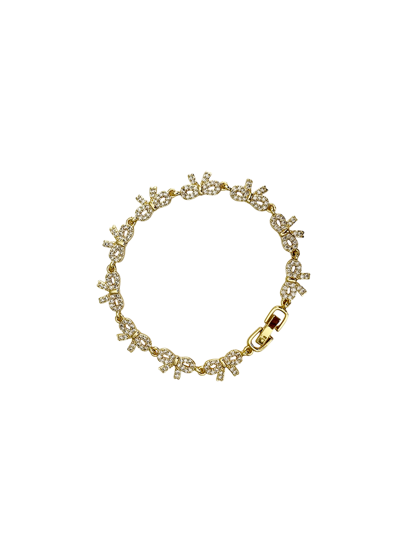 Vanessa Bow Chain Bracelet