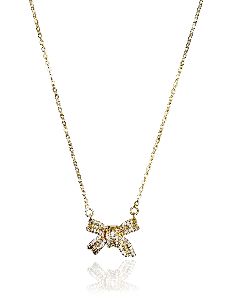 Vanessa Tie Bow Necklace