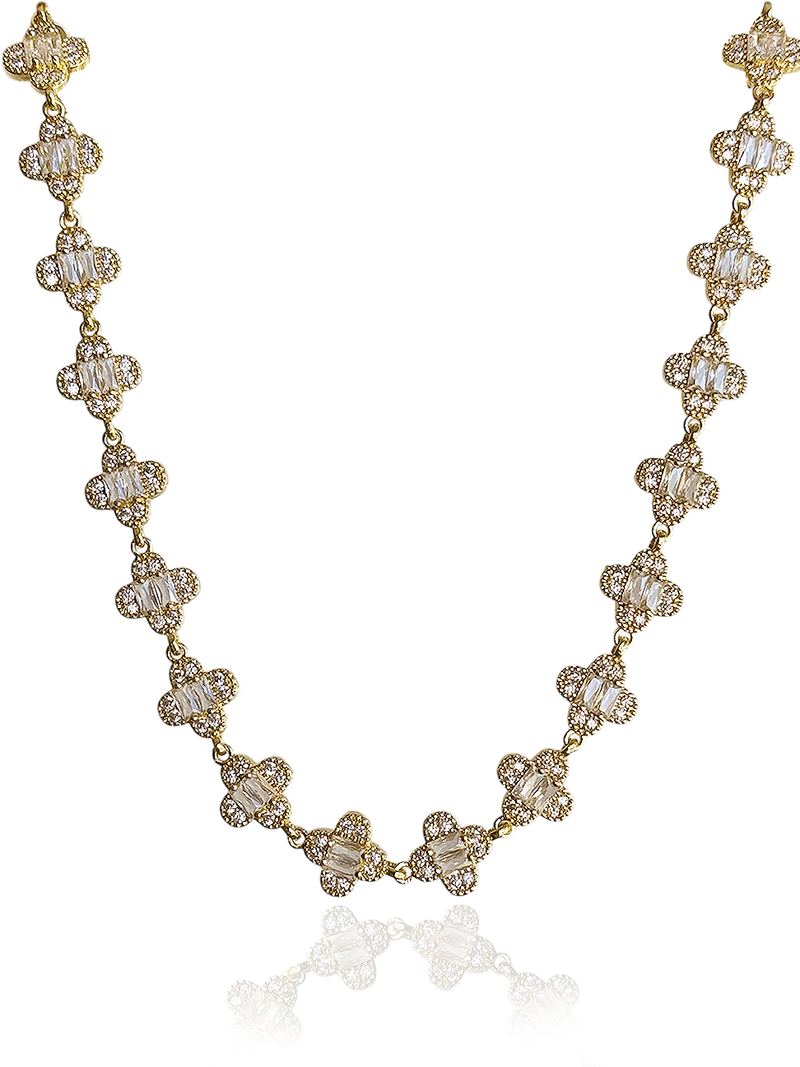 Vanessa Clover Chain Necklace