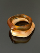 Wave Fall Ring Set